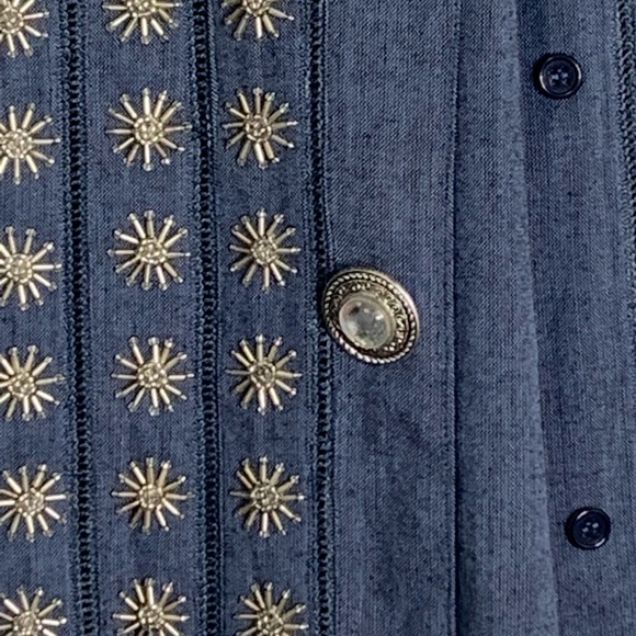 Yak Majik 3 Piece Suit Cotton Beaded Jacket Shell Pants Medium - Picture 6 of 10